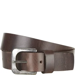 Zed Leather Belt Dark Brown