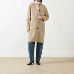 Zenone Single-Breasted Wool Coat