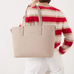 Best VALENTINO Zero RE Logo Tote Bag