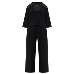Sale JOSEPH RIBKOFF Zip-Detail Wide Leg Jumpsuit