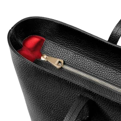 Zipped East West Tote Bag