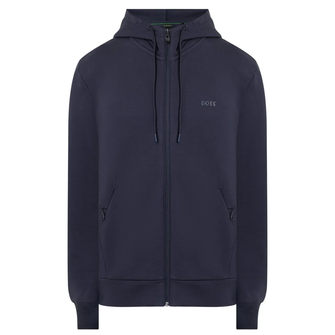 Hot BOSS Zip-Up Logo Hoodie