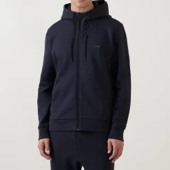 Hot BOSS Zip-Up Logo Hoodie