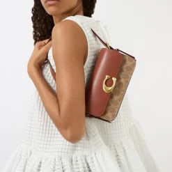 Clearance COACH Zoe Logo Shoulder Bag